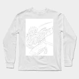 tanjiro in breathing art of kimetsu no yaiba Long Sleeve T-Shirt